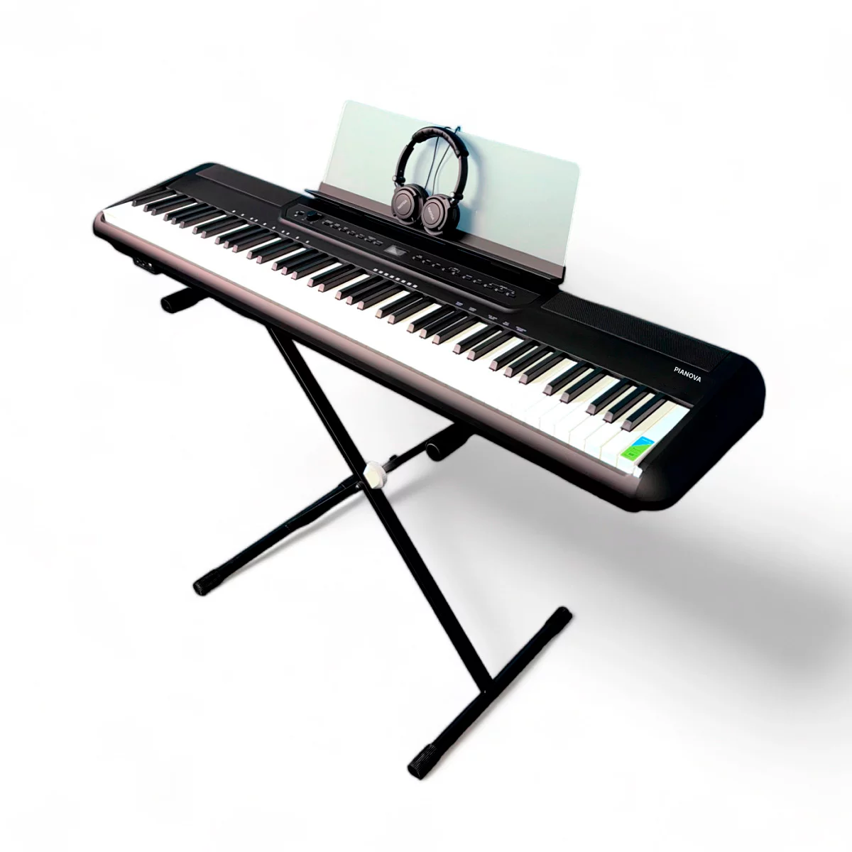 Пианино PIANOVA MA-80 BK + X-cтойка + Наушники